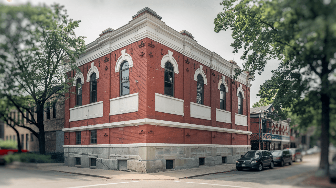 A cozy, well-staged short-term rental interior with Southwestern decor, terracotta tile floors, exposed wood vigas on the ceiling, and warm afternoon light coming through a window
