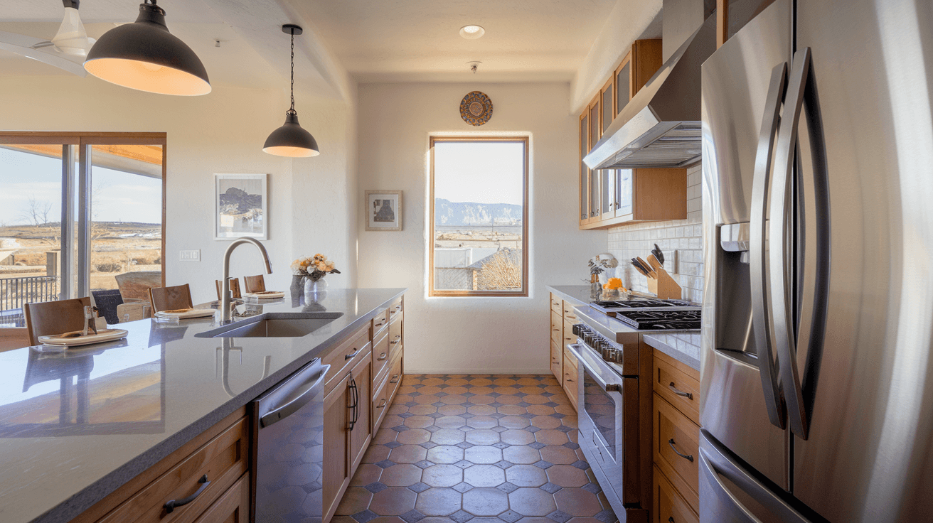 Updated kitchen that adds value in the Albuquerque market