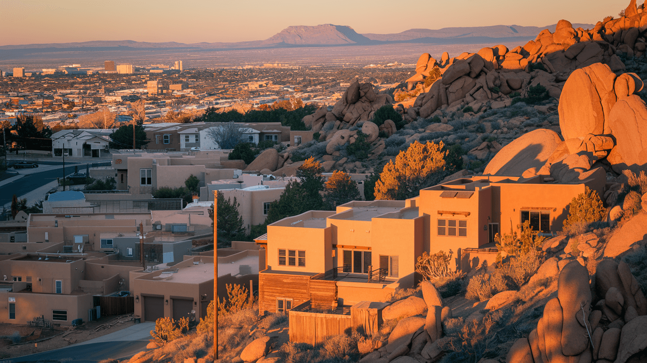 Living in High Desert Albuquerque in 2026: Gated Streets, Passive Solar Architecture, and What Buyers Trade Off for Views Above the City